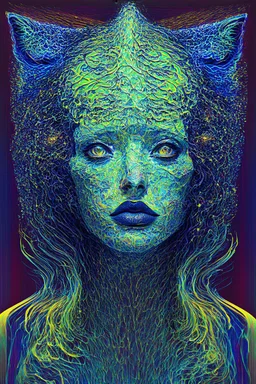 shape shifter of consciousness; neo-surrealistic optical art