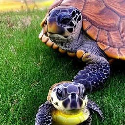 Turtle and his animal friends