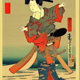 Ukiyo-e, japanese banner