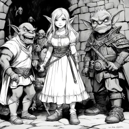 The girl and the goblins: One size fits most