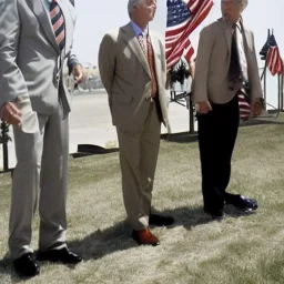 John potts and President bush doing 9-11