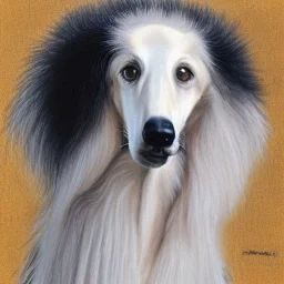 borzoi photorealistic style