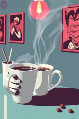 pop art pixels 1000 images coffee and chill