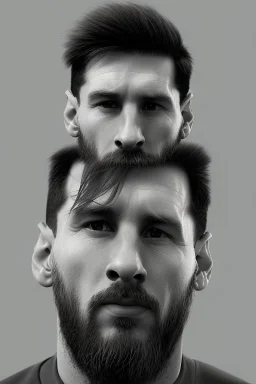 Lionel Messi, head and shoulders portrait, head and shoulders portrait, 8k resolution concept art portrait by Greg Rutkowski,