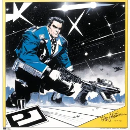 #5 Original Art by Howard Chaykin (Vortex Comic, 1988):