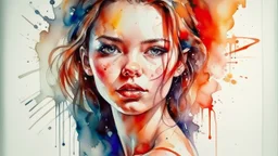 watercolor painting by MICHAL JASIEWICZ