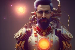 portrait of Atul Bhardwaj bald, steampunk, lego, unreal 5, octane render, cinema4d, dynamic lighting, dramatic lighting, 4k, redshift render, highly detailed, hyper realistic