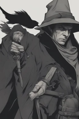 fantasy witch hunter man