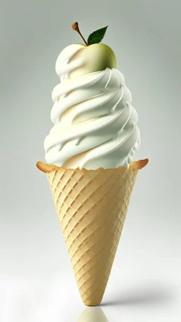 Apple Ice cream cone