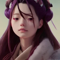 nezuko, au naturel, hyper detailed, digital art, trending in artstation, cinematic lighting, studio quality, smooth render, unreal engine 5 rendered, octane rendered, art style by klimt and nixeu and ian sprigger and wlop and krenz cushart