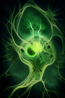 neural plate emerging from the ectoderm like a mythical spirit