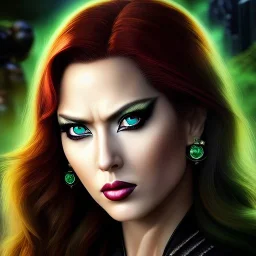 ultra detailed fullbody portrait of busty beautiful Black Widow, extremely detailed digital painting, intrincate, extremely detailed face,crystal clear Big Green eyes, in the style of Ohrai Noriyoshi and robert e howard and pablo oliveira and Ken Kelley and Keith Parkinson,mystical colors,perfectly centered image, perfect composition, rim light, beautiful lighting,8k, stunning scene, raytracing