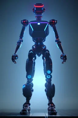 Robot world cybernetic robot, 3d ambient,3d depth, neon light,incredible, realistic, incrate detail, unreal engine