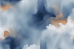 Professional Digital Painting, Abstract Art, indigo