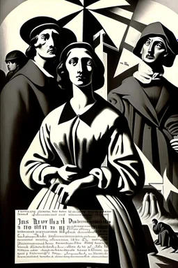 Puritan Propaganda; black and white with several shades of brown; Socialist Realism; Constructivism