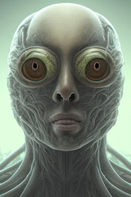 spider alien, head,8 eyes, evil, 8k, finely detailed, photo realistic, HR Giger style