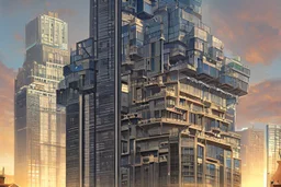 Unique building design for central bank of India. Make it world's tallest building