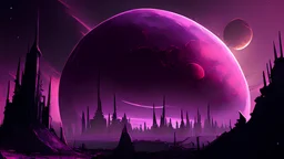 vampire planets hi tech sky violet crowds