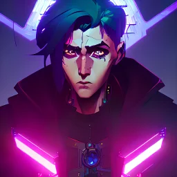 cyberpunk heaven, comic book style, mixtape art, album cover, amplifier, music, neon