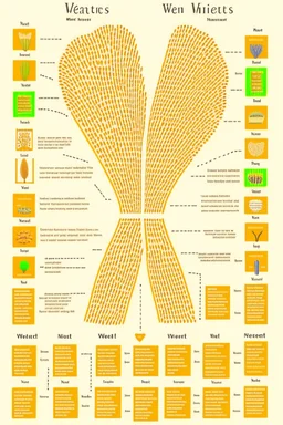 Wheat mind map for interior design