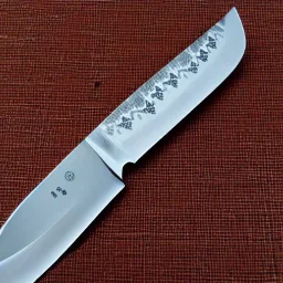 ethnic knife blade pattern