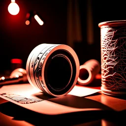 cinematic photo toilet paper A drummer made big deal, Notes on the journey of bean sprout insects,<lora:Toilet_Paper_Roll_Craft_SDXL:0.8> . 35mm photograph, film, bokeh, professional, 4k, highly detailed