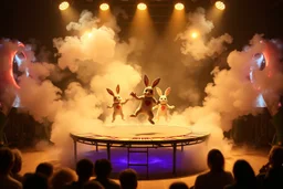 ai magic show presentation wow effect smoke bunnies awesome awesome trampoline portal awake within a dream