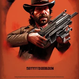 "gun" as a "red dead redemption game". style by Brian Kesinger,artgem