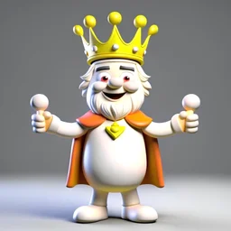 King cheerful 3D