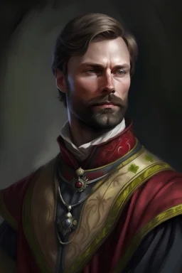 a painting of Sir Alaric