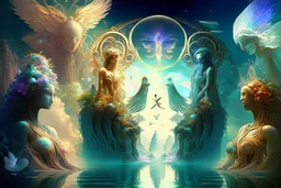 paradise, eden, dreamlike realm, afterlife, diversity celestials