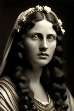 a realistic Victorian photograph of Mary Magdalene