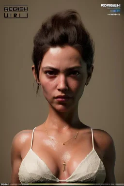 Ultra Realistic image, 25 years old brunette woman, Madrid, portrait, small stature, 1,54 cm tall, 50 kg weight, small chest, yakuza body tattoo, vibrant color, highly detailed, art stations, concept art, smooth, unreal engine 5, god rays, ray tracing, RTX, lumen lighting, ultra detail, volumetric lighting.