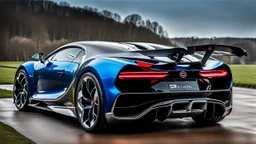 Bugatti chiron UFO, REAR view