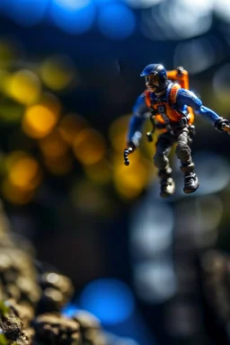 bungee jumping,shot on Hasselblad h6d-400c, zeiss prime lens, bokeh like f/0.8, tilt-shift lens 8k, high detail, smooth render, down-light, unreal engine, prize winning