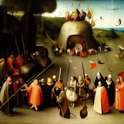 traffic jam by hieronymous bosch