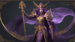 A purple Umbral Gold Elf