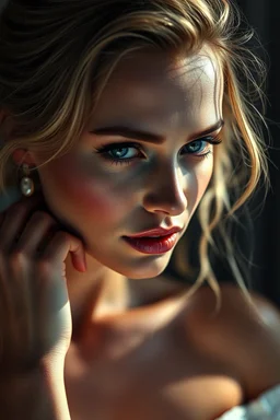 sophisticated, hdr*, hyper realistic, depth shadows, high contrast, unique elements enhanced, top quality, masterpiece of a beautiful woman from Russia