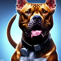 pitbull, really, HD, viscous, muscular dog, super heroes dog