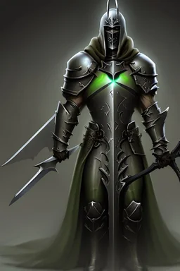 crusader holy light olive green dark medieval knight paladin crusades diablo demon dark ages templar