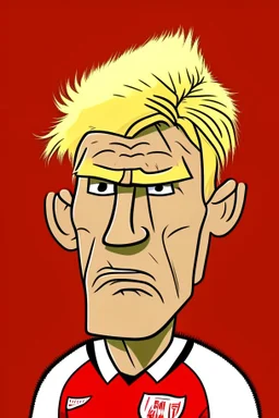 Erling Braut Holland Norwegian soccer player cartoon 2d