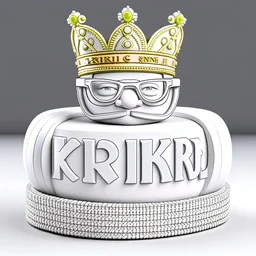 King cheerful 3D Clear details