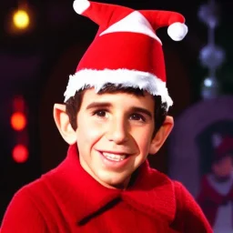 Arthur Fonzarelli, elf hat, fonz, older, fonzie, north pole snow