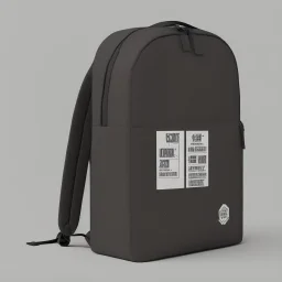 A backpack for heavy smokers, which has room to fill boxes of cigarettes, and has a container that shows how much you have smoked