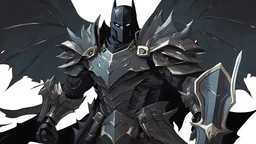 Big dark knight carrying a huge sword in his hand and wearing evil looking armor in 8k solo leveling shadow artstyle, machine them, close picture,