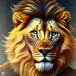 award winning portrait of a lion, in the style of homer winslow, character design unreal engine 5, artistic lighting, highly detailed, photorealistic, fantasy