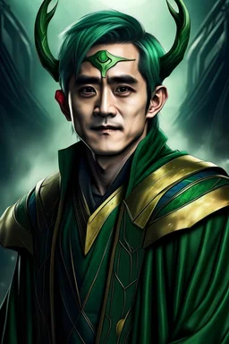 Taehyung from BTS as Loki from the Avengers movie