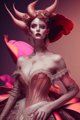 portrait of a woman dance with the devil in style of belinski, high delicate defined details, beautiful, atmospheric, matte, 3 d 8 k octane rendered, sharp focus, illustration, high detail, ultra realistic, highly saturated colors