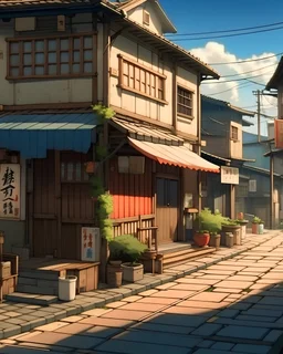 cidade pequena interior anime