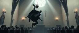 vampire cant jump basket ball in church